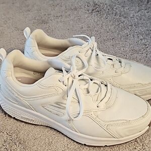 Skechers Go Run White Training Shoes